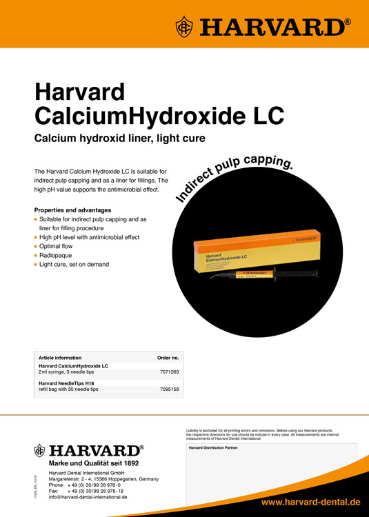 Harvard CalciumHydroxide LC