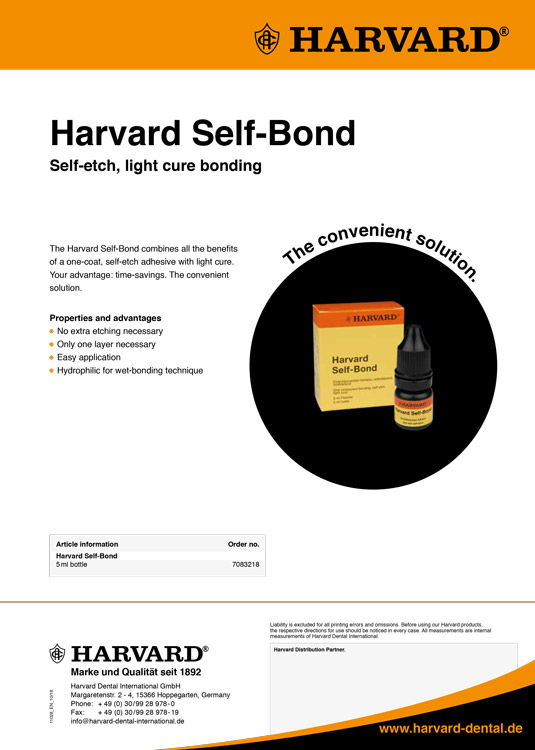 Harvard Self-Bond
